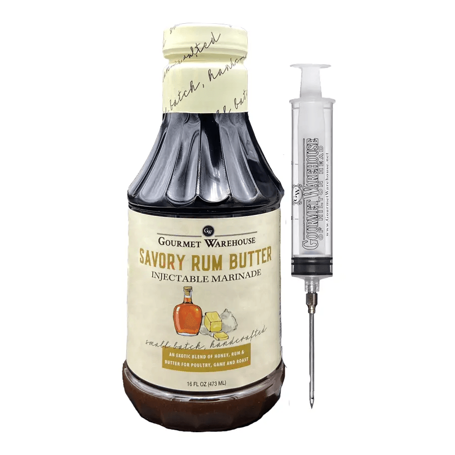 Savory Rum Butter Injectable Marinade 473ml Gourmet Warehouse