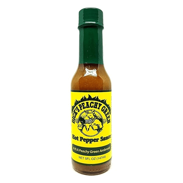 Dick's Peachy Green Hot Pepper Sauce 147ml