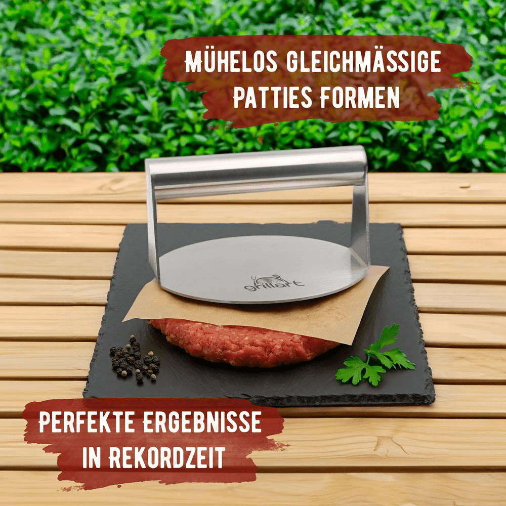 Premium Stainless Steel Smash Burger Press Grillart