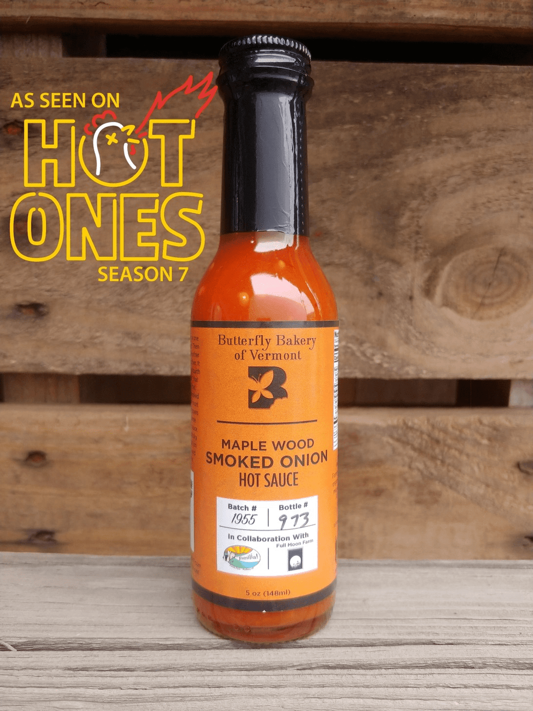 Maple Wood Smoked Onion Hot Sauce 148ml