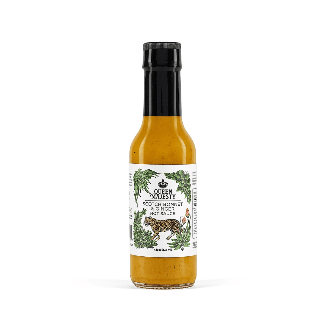 Scotch Bonnet & Ginger Hot Sauce 147ml Queen Majesty