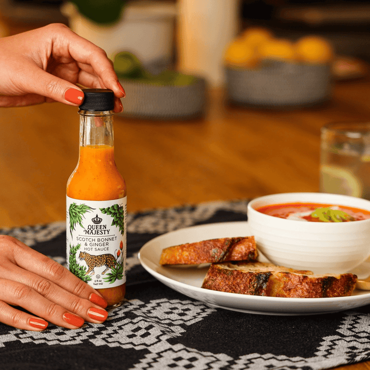 Scotch Bonnet & Ginger Hot Sauce 147ml Queen Majesty