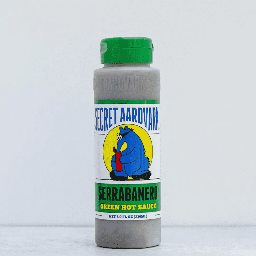 Serrabanero Green Hot Sauce 236ml Secret Aardvark