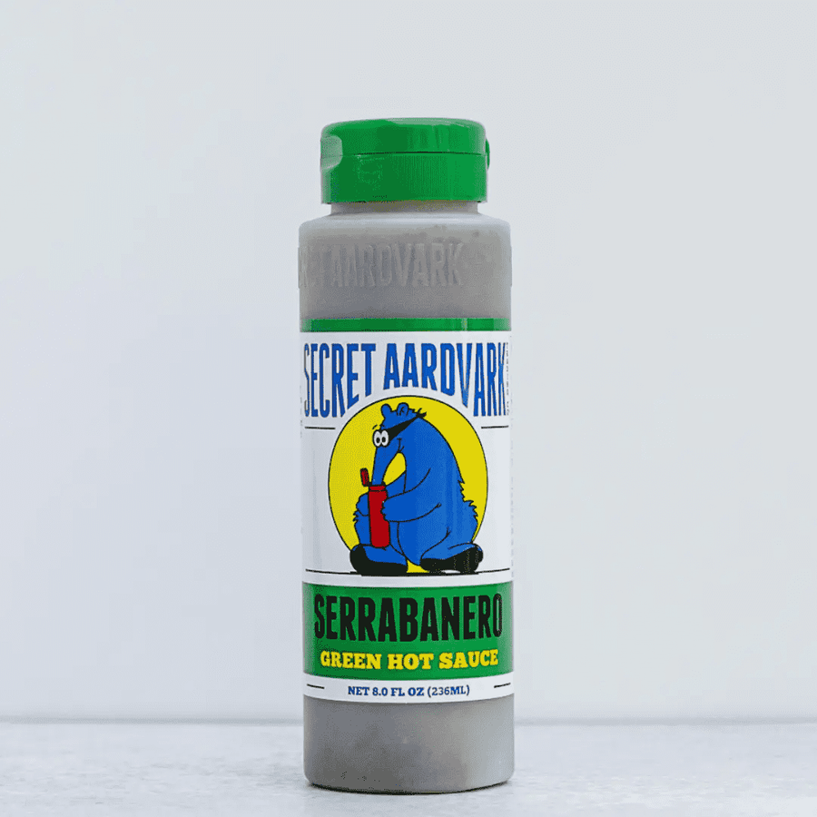 Serrabanero Green Hot Sauce 236ml Secret Aardvark