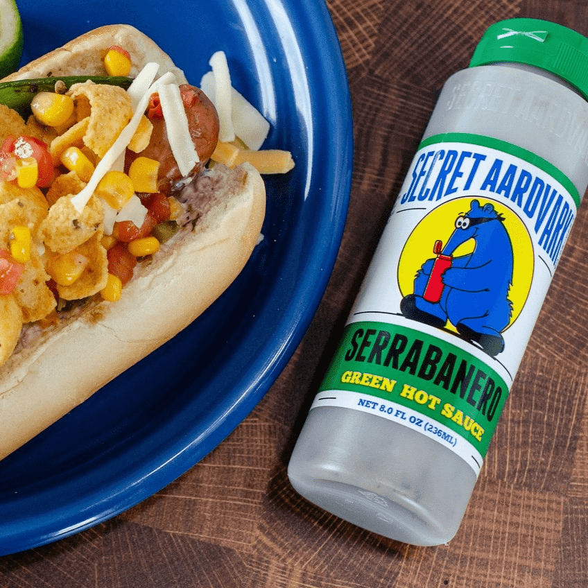 Serrabanero Green Hot Sauce 236ml Secret Aardvark