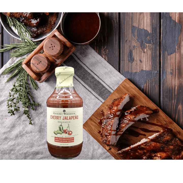 Gourmet Warehouse Cherry Jalapeño Bbq Sauce 473ml - €13.95, Shop now at Red Hot Foods
