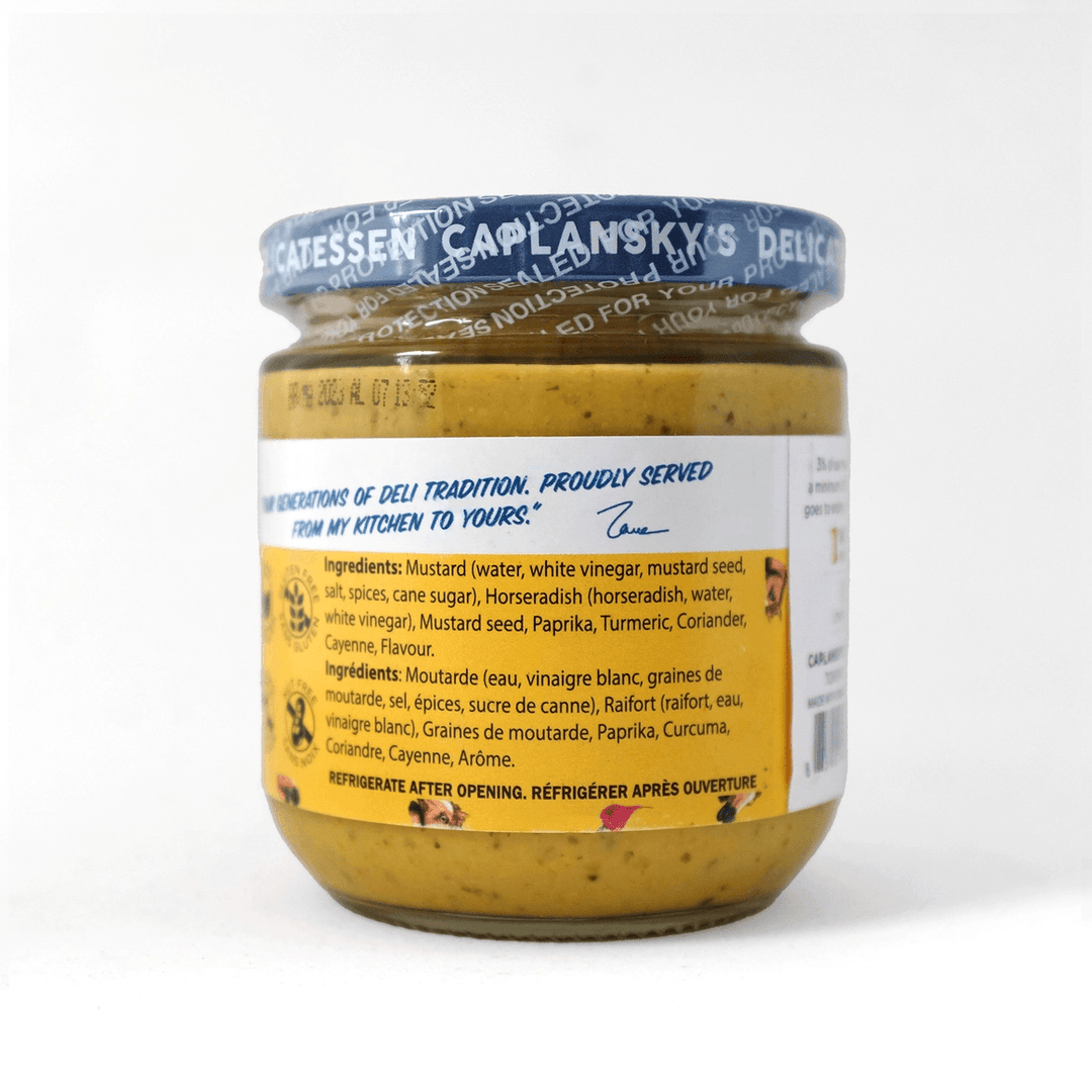 Horseradish Mustard 235ml Caplansky's Deli