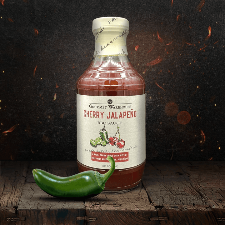 Gourmet Warehouse Cherry Jalapeño Bbq Sauce 473ml - €13.95, Shop now at Red Hot Foods