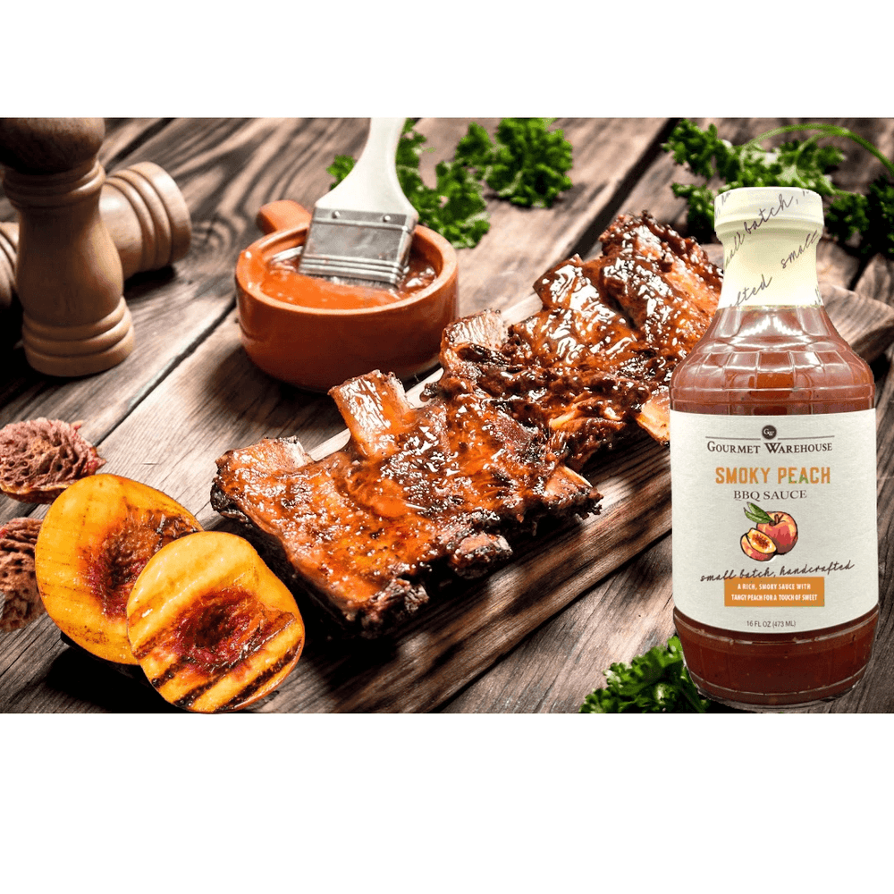Smoky Peach BBQ Sauce 473ml Gourmet Warehouse