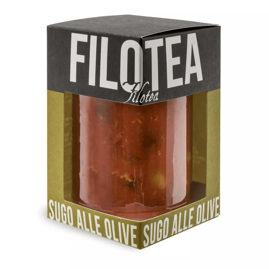 Filotea Sugo Alle Olive (Tomato Sauce with Olives) 280g - €6, Shop now at Red Hot Foods