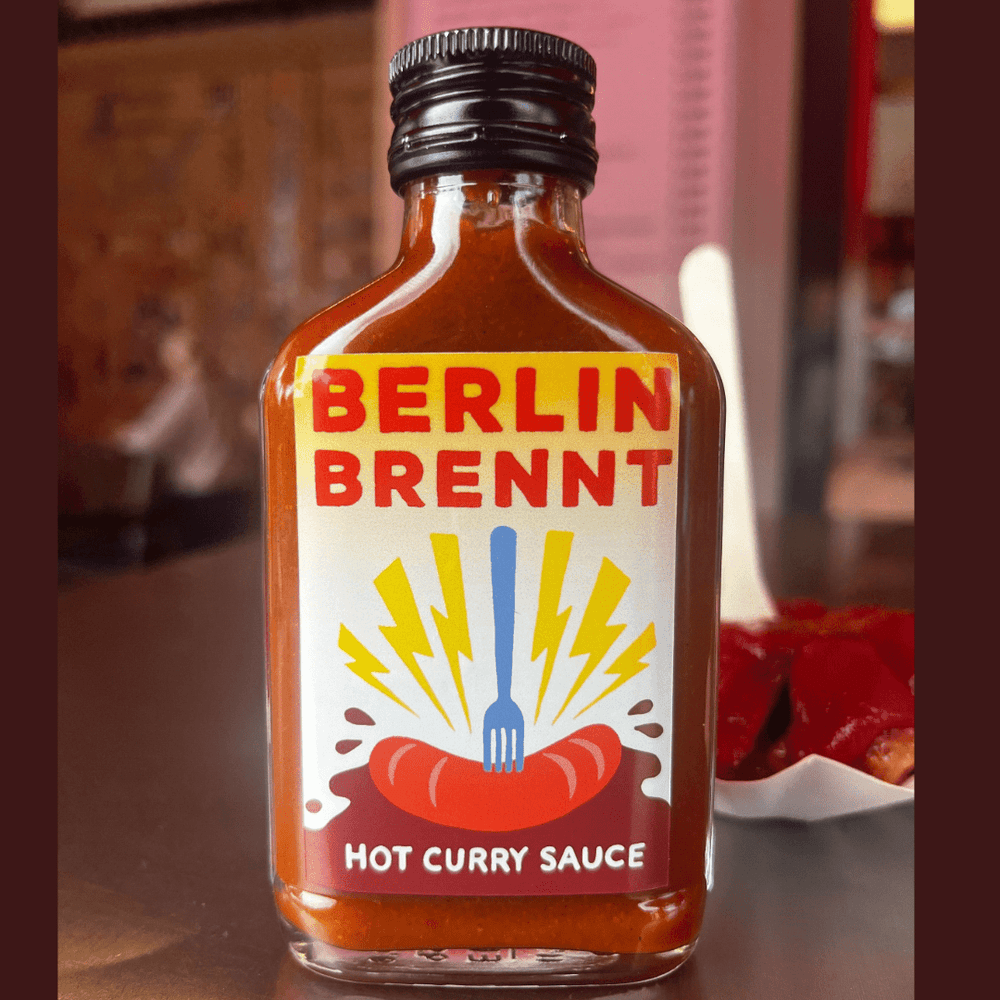 Berliner Brennt - Hot Curry Sauce 100ml Crazy Bastard