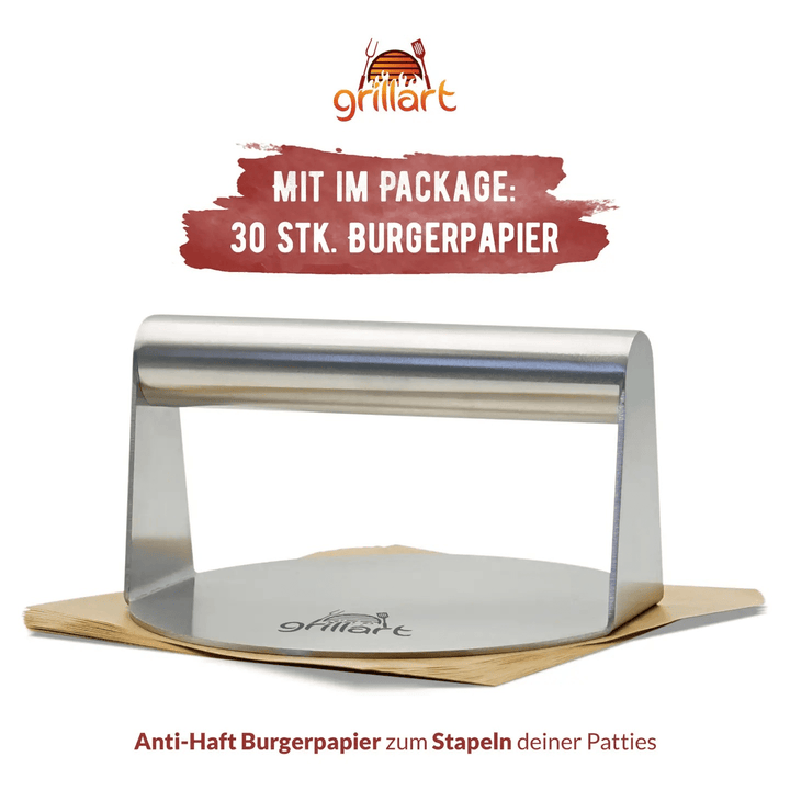 Premium Stainless Steel Smash Burger Press Grillart
