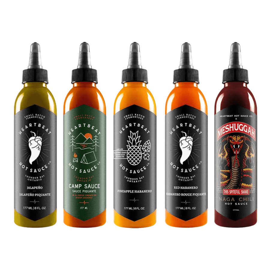 Heartbeat Hot Sauce 5er Bundle Heartbeat Hot Sauce Co.