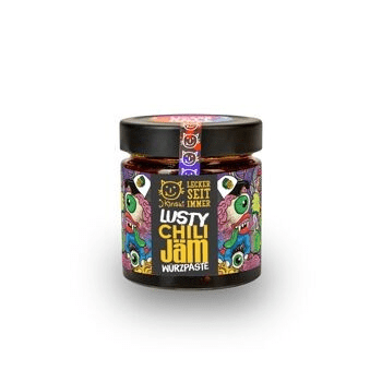 Organic Lusty Chili Jäm Vegan 160g J.Kinski