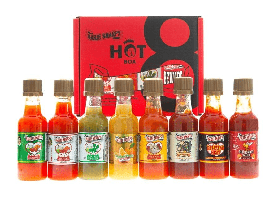Marie Sharp's HOT BOX 8 Gift Set Marie Sharp's
