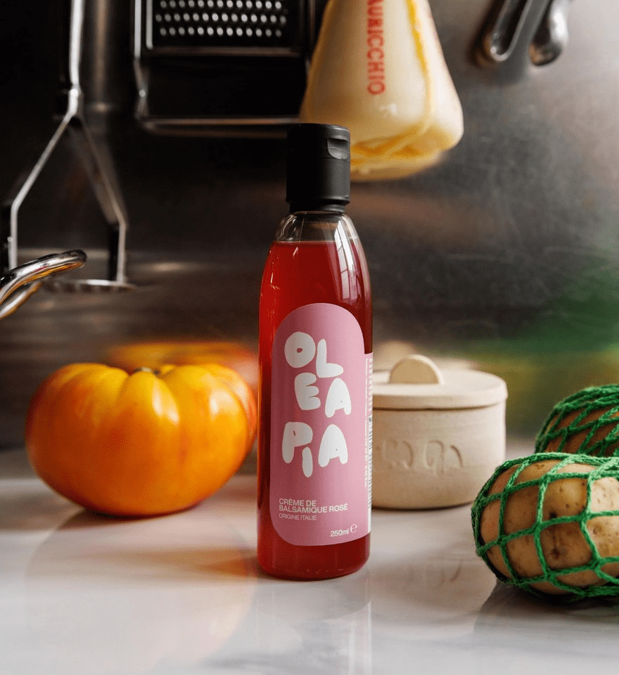 Pink Balsamic Vinegar Cream 250ml Olea Pia