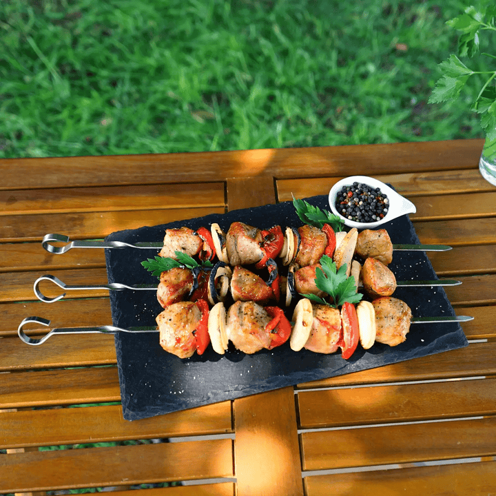 Premium Stainless Steel Kebab Skewers with Frame
