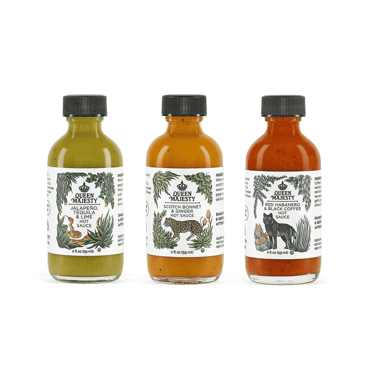 Queen Majesty Scharfe Sauce Trinity Set (59 ml x3)