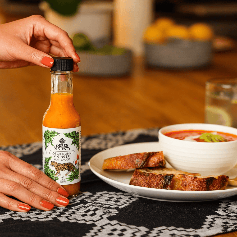 Scotch Bonnet & Ginger Hot Sauce 147ml Queen Majesty
