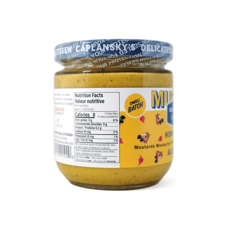 Horseradish Mustard 235ml Caplansky's Deli
