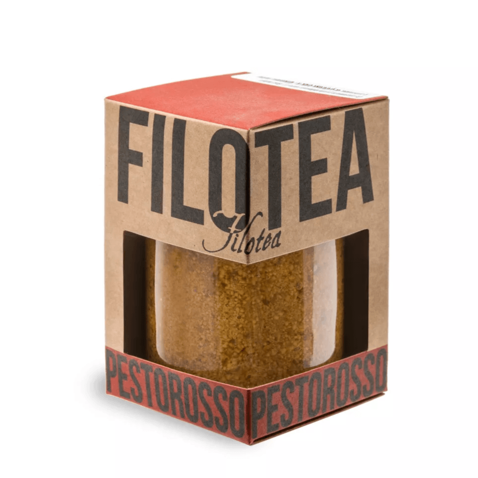 Filotea Pesto di Pomodoro Rosso (Tomato Pesto) 130g - €5.80, Shop now at Red Hot Foods