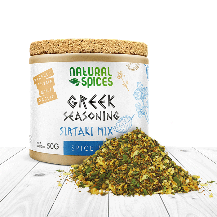 Natural Spices Greek Seasoning Sirtaki Mix 50g - €5.50, Shop now at Red Hot Foods
