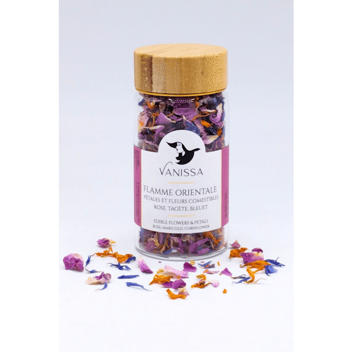 Vanissa Oriental Flame - Edible Flower Petals 5g - €6, Shop now at Red Hot Foods
